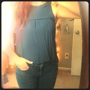 Peter Pan collar tank top